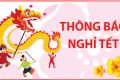 Thông báo nghỉ Tết Nguyên đán Ất Tỵ năm 2025