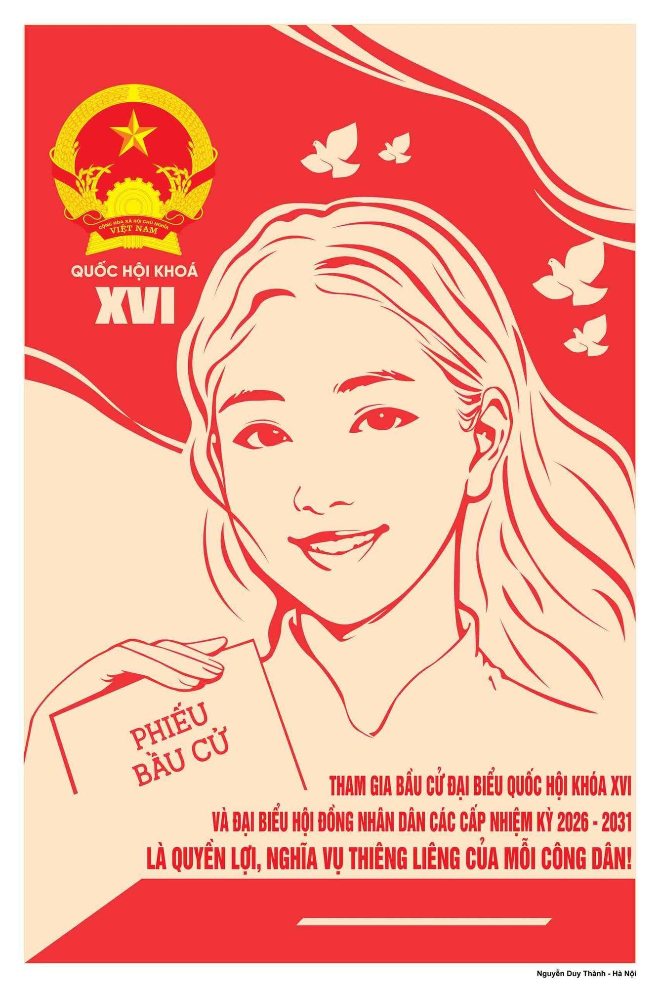 Một số mẫu tranh được sử dụng chính thức trong các hoạt động tuyên truyền bầu cử đại biểu Quốc hội và bầu cử đại đại biểu Hội đồng nhân dân các cấp nhiệm kỳ 2026 – 2031 Một số mẫu tranh được sử dụng chính thức trong các hoạt động tuyên truyền bầu cử đại biểu Quốc hội và bầu cử đại đại biểu Hội đồng nhân dân các cấp nhiệm kỳ 2026 – 2031