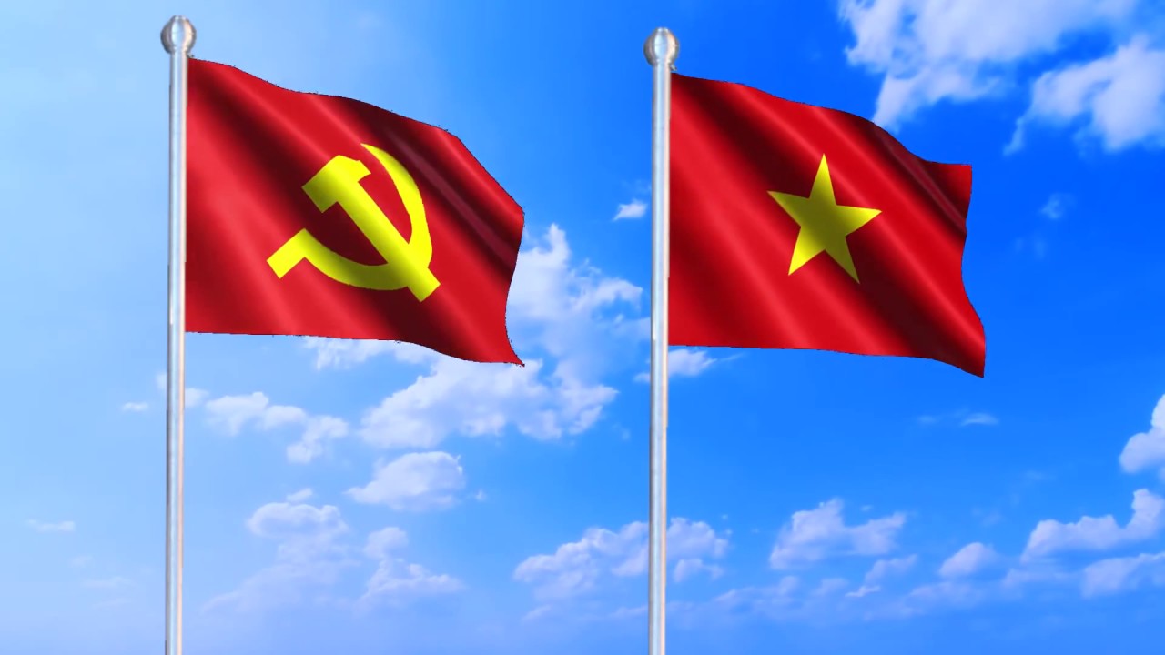 Treo cở Đảng, cờ Tổ quốc chào mừng Cách mạng Tháng Tám và Quốc khánh nước CHXHCN Việt Nam 02/9