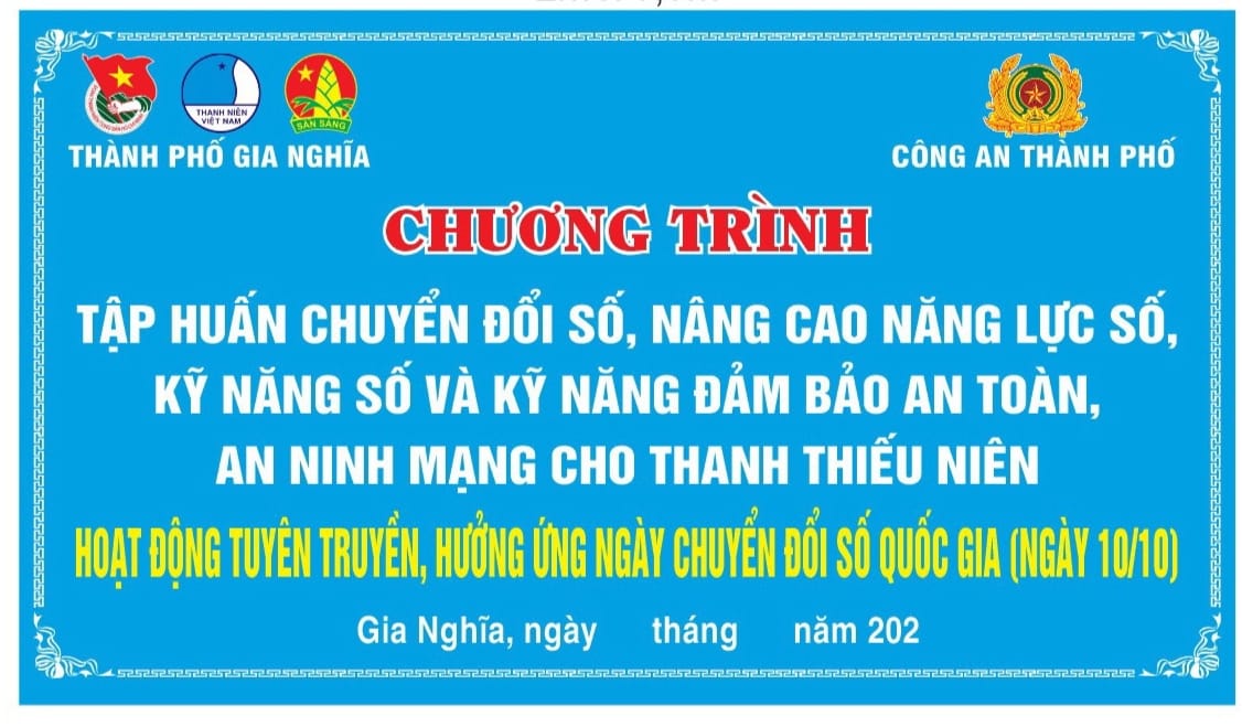 Tuyên truyền, hưởng ứng ngày chuyển đổi số Quốc gia ngày 10/10