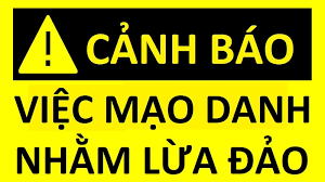 Cảnh báo tình trạng giả danh cán bộ, công chức lãnh đạo, quản lý